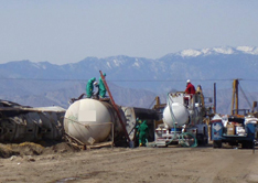 Emergency response for a train railcar derailment