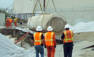 United Pumping Service Field Staff Performing Tank Removal Excavation Services